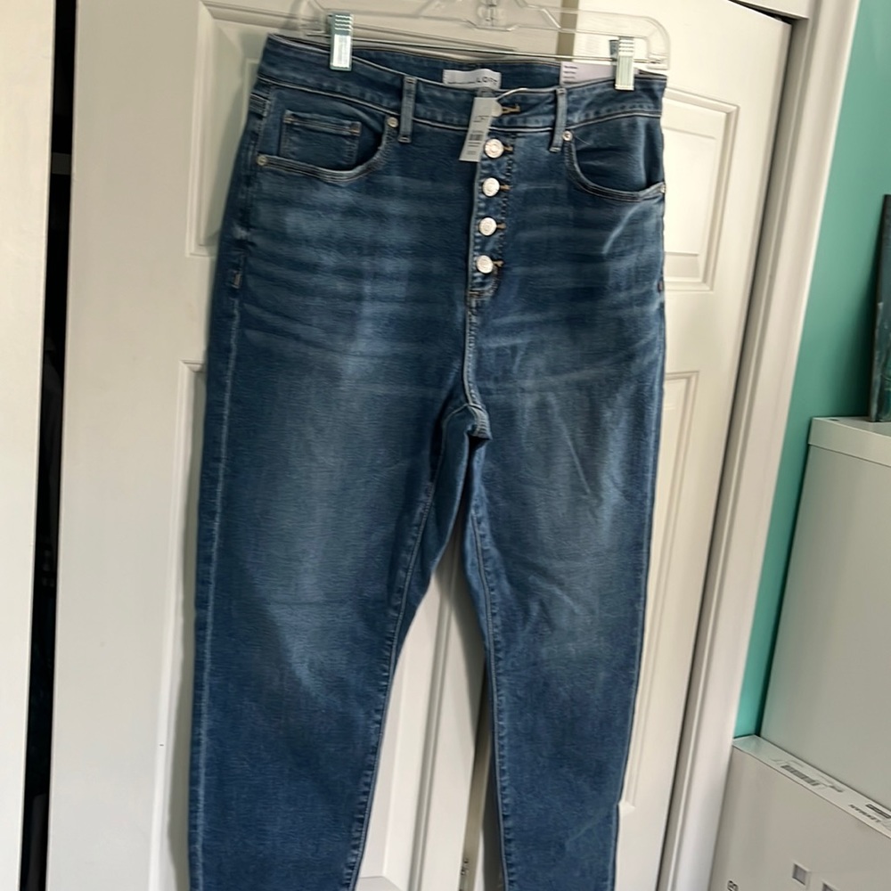 New with labels. Loft jeans. Size 30/10